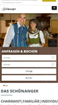 Mobile Screenshot of gaestehaus-schoenanger.de